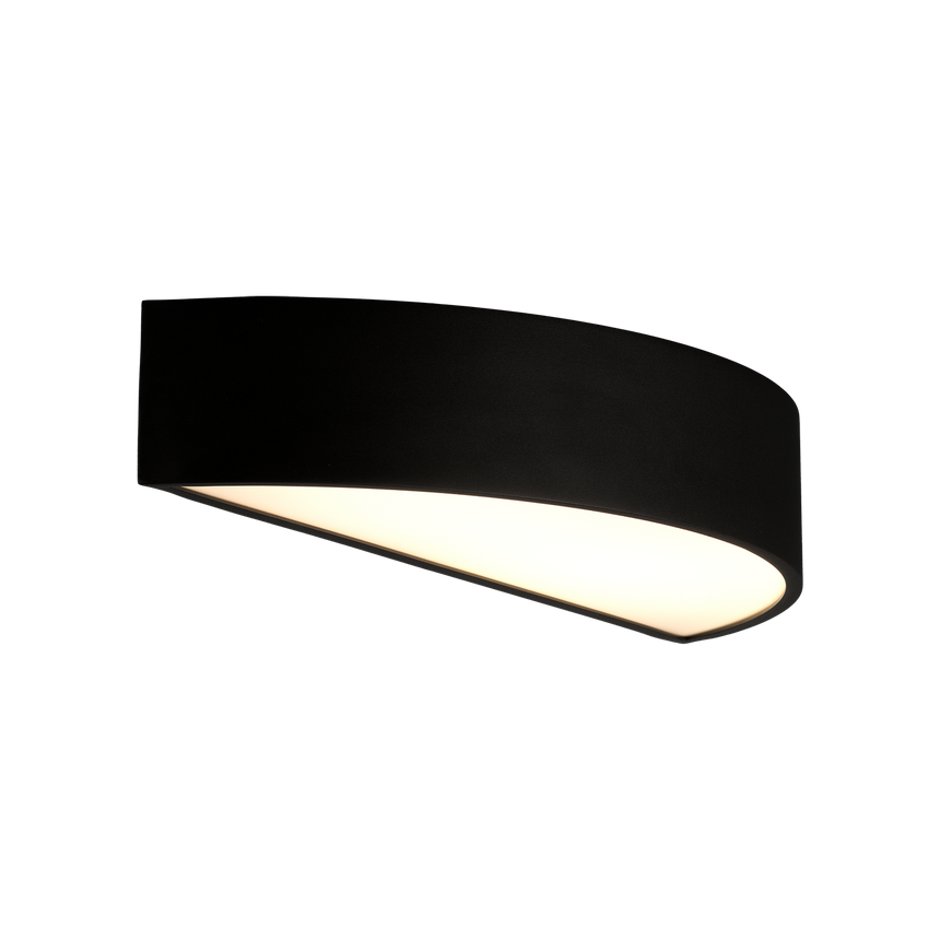 ACB Isia Aplique negro LED 2x LED Slide Switch A3453670N