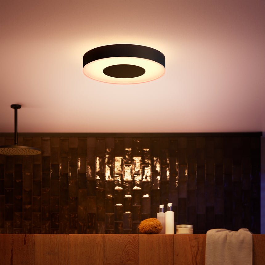 Philips Hue White and Color Ambiance Plafón Xamento negro RGBW 33W IP44 871951445225100 2350lm - imagen 5