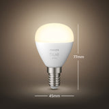 Philips Hue White Bombilla esférica White E14 6W 871951435669600 470lm - imagen 5