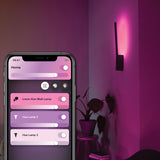 Philips Hue White and Color Ambiance Aplique de pared liane negro RGBW 12W 850lm 34342900