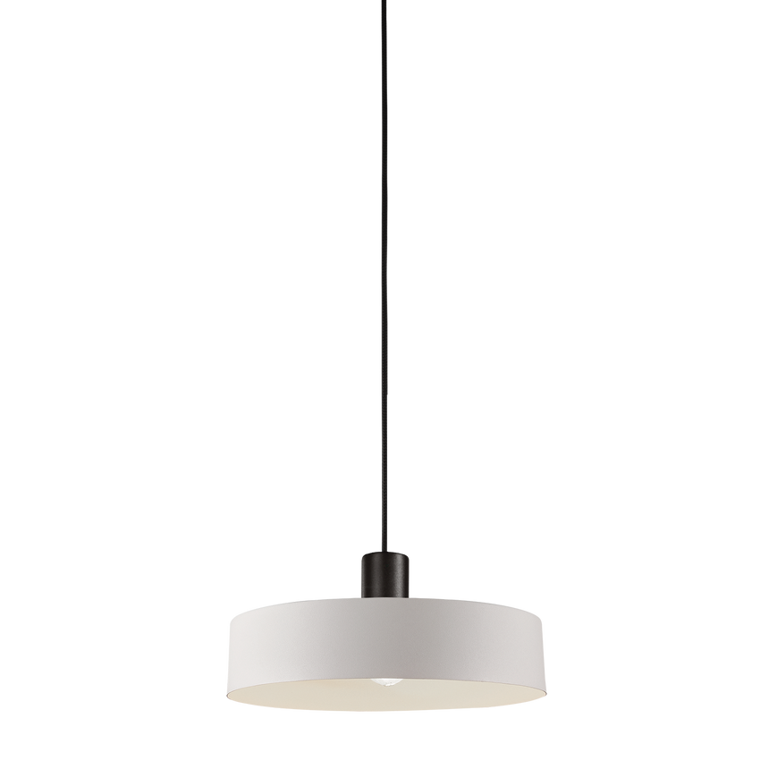 ACB Jarvis Lámpara de techo colgante 3708/30 Blanco Text, Kit Negro Text., LED E27 15W, C3708082B