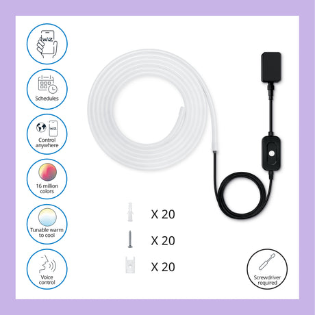 WiZ Tira LED Connected 24W 630lm 8720169074859 - imagen 3 | Philips