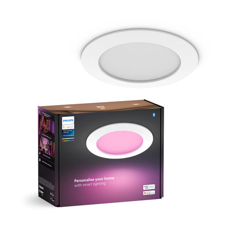 Philips Hue White and Color Ambiance Empotrable slim recessed light blanco RGBW 12W IP44 8720169264212