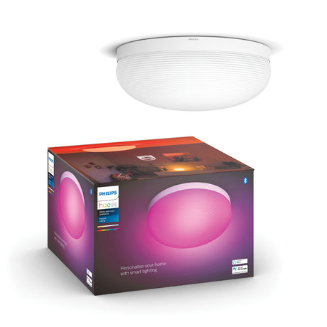 Philips Hue White and Color Ambiance Plafón flourish blanco RGBW 33W 2250lm 8719514343504