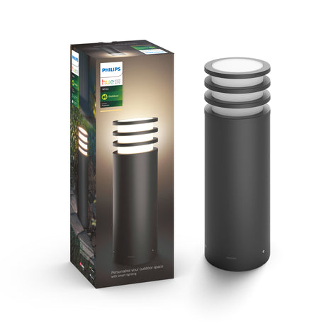 Philips Hue White Sobremesa Lucca antracita White 9W 2700K IP44 1740293P0 806lm