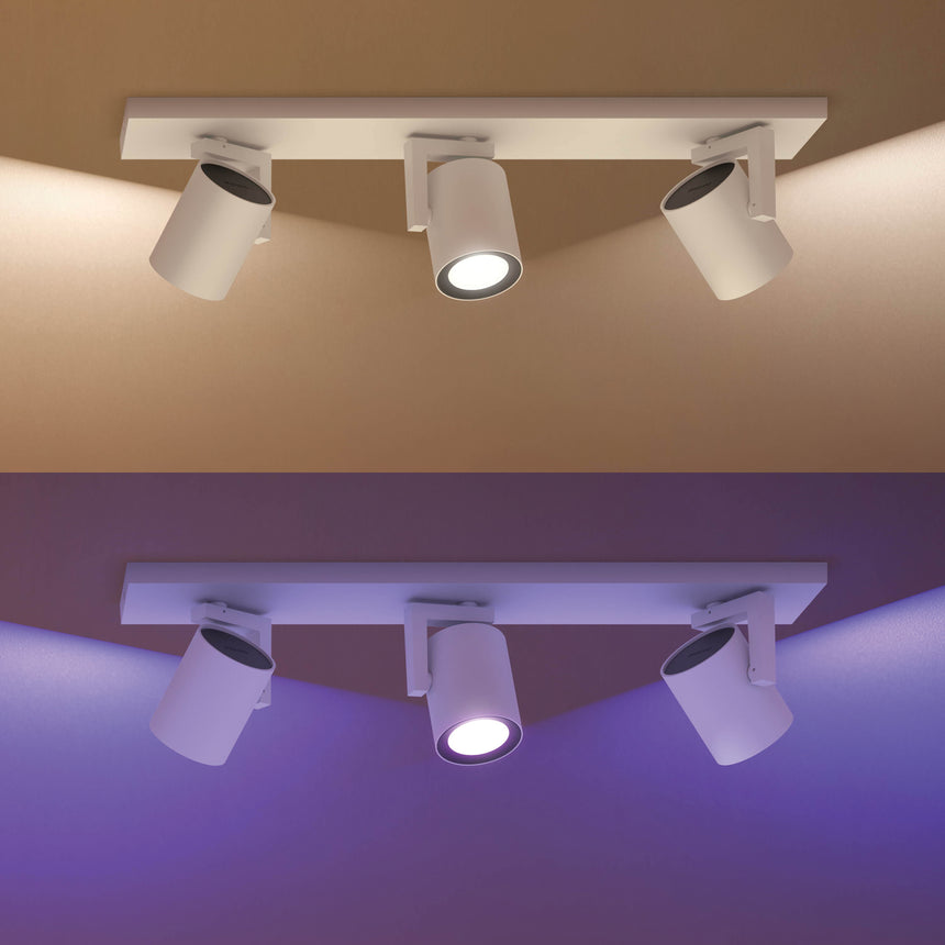 Philips Hue White and Color Ambiance Foco Argenta blanco RGBW 4,2W 1200lm 8720169318137 - imagen 4