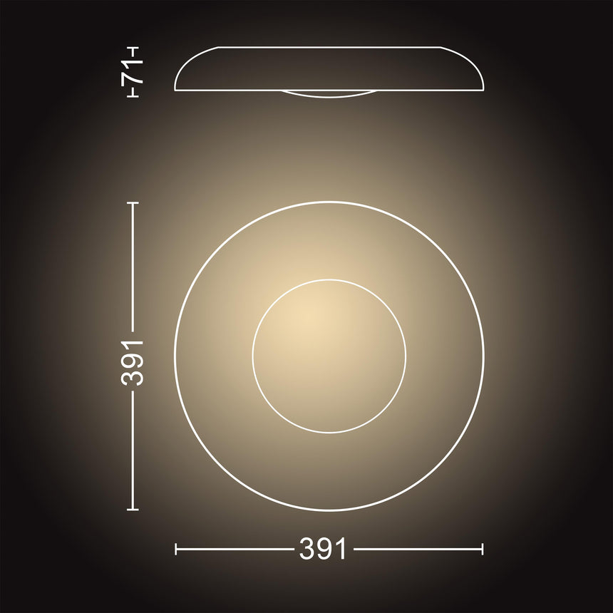 Philips Hue Plafón Still plata White Ambiance 23W 871951434133300 2500lm - imagen 9