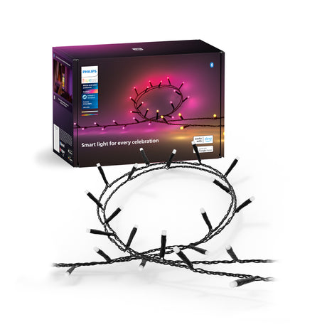 Philips Hue White and Color Ambiance Guirnalda festavia negro RGBW 14W IP54 120lm 8720169246621 - imagen 7