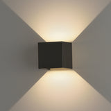 ACB Kendo Aplique 16/2032-10 Negro Texturado, LED COB 2x6W 3000K 850lm, CRI90 IP65 A203210N