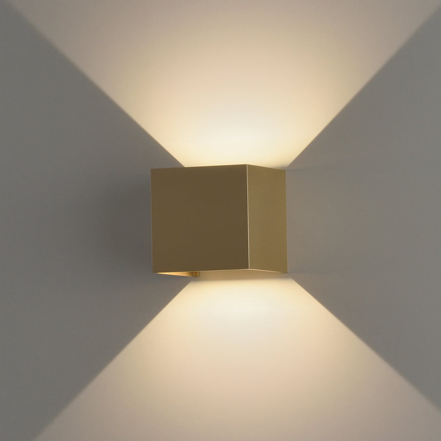 ACB Kendo Aplique 16/2032-10 Oro Técnico, LED COB 2x6W 3000K 850lm, CRI90 IP65 A203210O