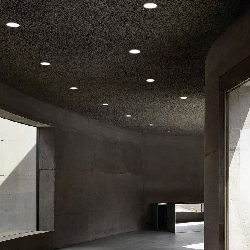 ACB Kidal Empotrable 3771/6 Negro Texturado, LED COB 5W 2700K 495lm, CRI90 I IP44/IP20, LED integrado E3771290N