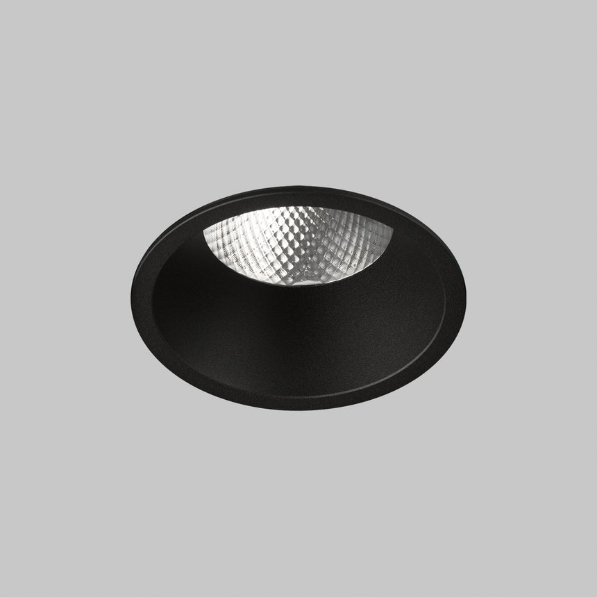 ACB Kidal Empotrable 3771/13 Negro Texturado, LED COB 20W 3000K 1830lm, CRI90 I IP44/IP20, LED integrado E3771300N