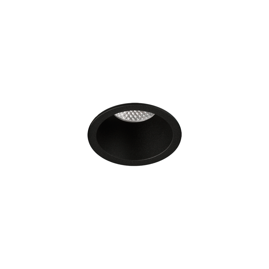 ACB Kidal Empotrable 3771/6 Negro Texturado, LED COB 5W 2700K 495lm, CRI90 I IP44/IP20, LED integrado E3771290N