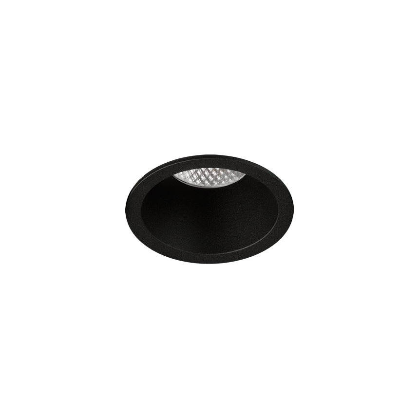 ACB Kidal Empotrable 3771/8 Negro Texturado, LED COB 7W 2700K 610lm, CRI90 I IP44/IP20, LED integrado E377109N