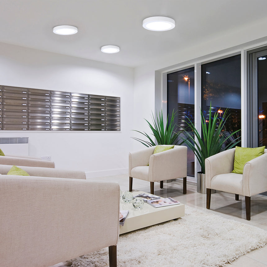 ACB Kore ceiling light 3435/27 Textured Black, LED 24W 3000K 1930lm, CRI90 I, integrated LED P3435400N