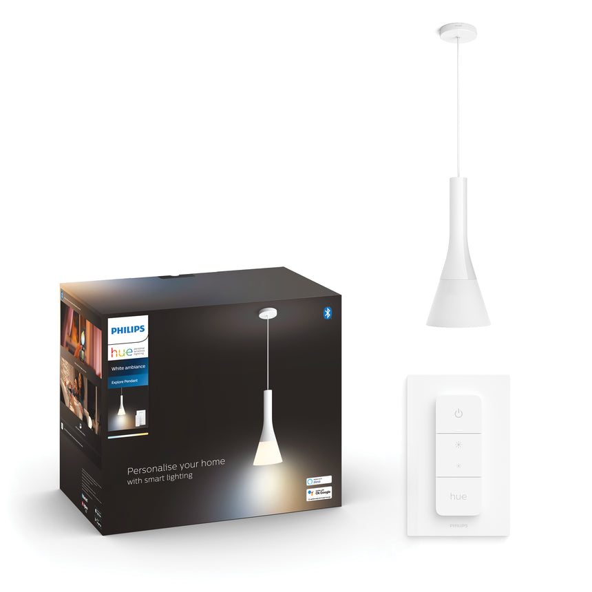 Philips Hue Lámpara colgante explore blanco White Ambiance 8W 4300131P6 800lm