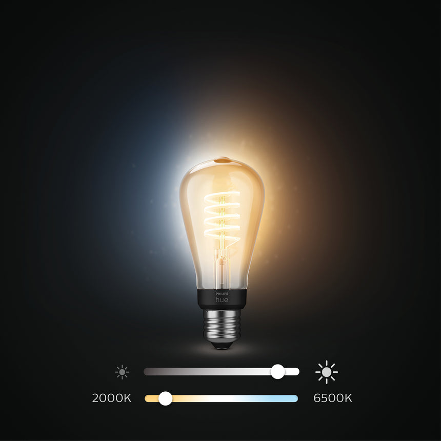 Philips Hue Bombilla filament White Ambiance E27 7W 871951430146700 550lm - imagen 3