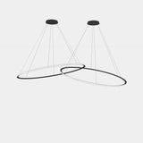 Lámpara de techo colgante LedsC4 Circular Outward 2 Rings Horitzontal Recessed CF5P-00V9AZOS05