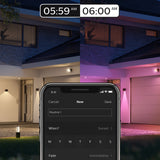 Philips Hue White and Color Ambiance Aplique de pared Resonate negro RGBW 8W IP44 871951446677700 - imagen 6