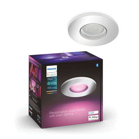 Philips Hue White and Color Ambiance Empotrable Xamento plata RGBW 6W IP44 871951435534700