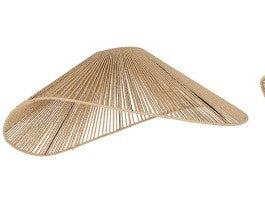 PANTALLA FIBRA NATURAL MED. /ITE220120-M | ITEM