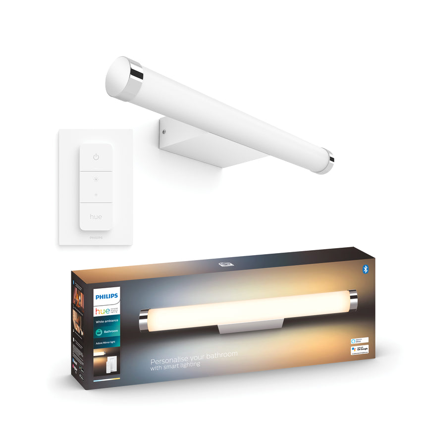 Philips Hue Aplique de pared Adore blanco White Ambiance 9W IP44 990lm 34095400