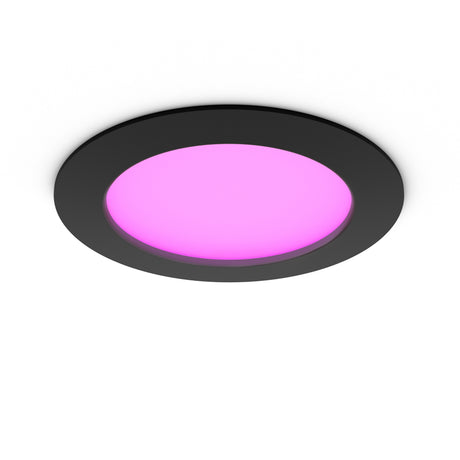 Philips Hue White and Color Ambiance Empotrable slim recessed light negro RGBW 12W IP44 872016926427400 - vista alternativa