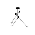 Lámpara de techo colgante LedsC4 Invisible Triplex LED acero aluminio metacrilato 00-A364-05-05
