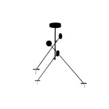 Lámpara de techo colgante LedsC4 Invisible Triplex LED acero aluminio metacrilato 00-A364-05-05