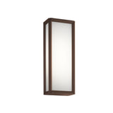 Aplique de exterior LedsC4 Skat LED marrón blanco CCT regulable IP65 50cm 05-E109-J6-EH