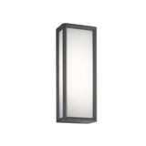 Aplique de exterior LedsC4 Skat LED gris urbano blanco CCT regulable IP65 50cm 05-E109-Z5-EH
