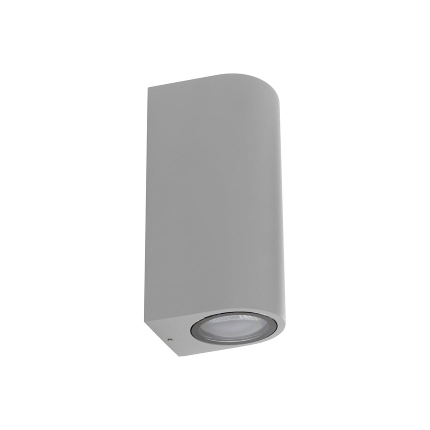 Aplique de exterior LedsC4 Eko Double Emission GU10 gris IP66 05-E159-34-37