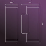Philips Hue White and Color Ambiance Aplique de pared Appear negro RGBW 16W IP44 1746330P7 - imagen 7
