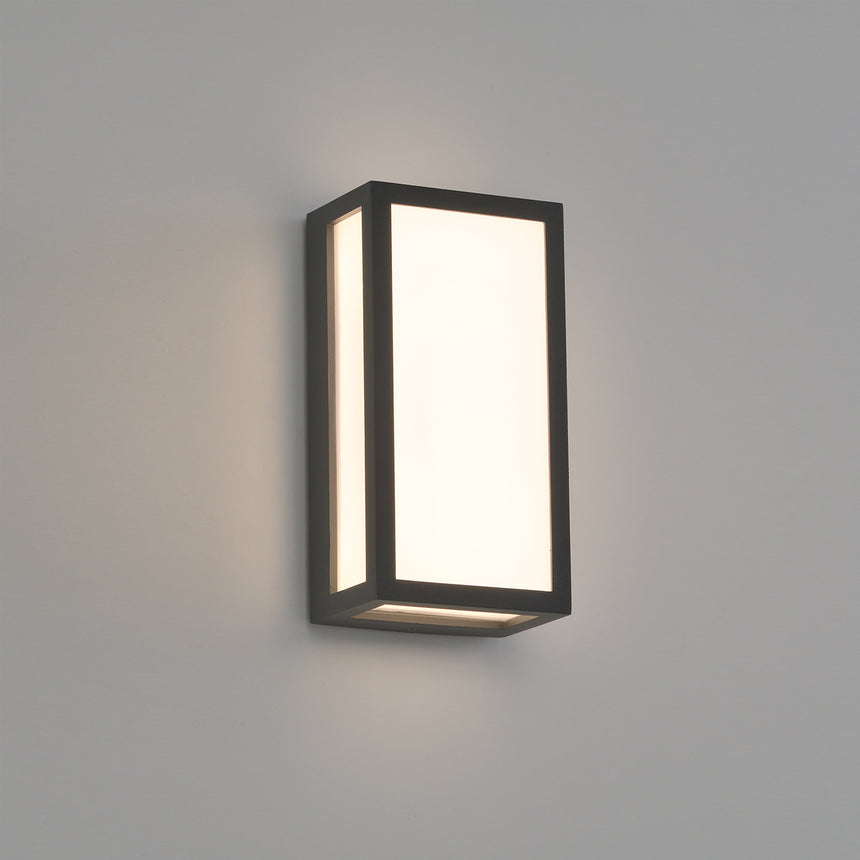 ACB Liam Aplique 16/2084 Antracita Texturado, LED 10W 3000K 550lm, CRI90 IP65, LED integrado A2084000GR