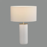 ACB Lindana Sobremesa 8194 Blanco/Oro Técnico, LED E27 15W, I, Con interruptor S8194B