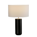 ACB Lindana Sobremesa 8194 Negro/Oro Técnico, LED E27 15W, I, Con interruptor S8194N
