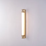 Lámpara de pared aplique ACB Lineo oro técnico IP44 regulable A4008070ODT