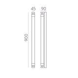 Lámpara de pared aplique ACB Lineo oro técnico IP44 A4008170O