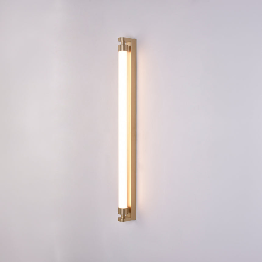 Lámpara de pared aplique ACB Lineo oro técnico IP44 regulable A4008170ODT