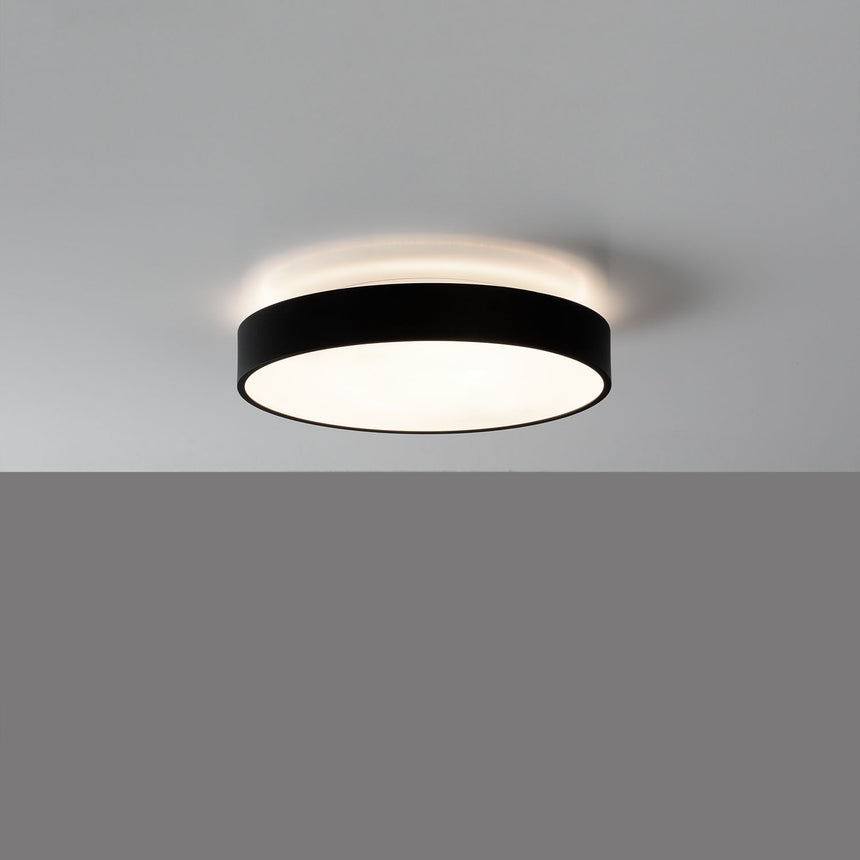 ACB Lisboa Plafón 3851/40 Negro Texturado, LED 30W 4000K 2745lm + 5W 4000K 460lm, CRI90 CL.I, LED integrado, Casambi P385141NCA