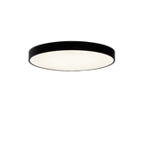 ACB Lisboa Plafón 3851/60 Negro Texturado, LED 60W 3000K 5490lm + 8W 3000K 735lm, CRI90 CL.I, LED integrado, Casambi P385160NCA