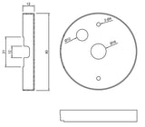 Mantra Piccola accesorio redondo 8749