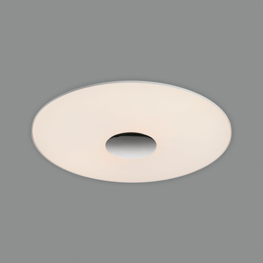 ACB Live Plafón 3631/38 Opal/Cromo, LED 28W 2550lm, CRI90 IP44, LED integrado, Kelvin 2700K-3000K Slide Switch P3631070OPL