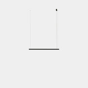 Lámpara de techo colgante LedsC4 Geometric Lineal Surface Slim 2m LED LS7W-00V9AZOS14