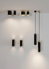 ACB Lux Plafón 3989/6 Negro Texturado/Negro, LED COB 13W 3000K 1240lm, CRI90 , LED integrado P3989000NN