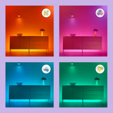 WiZ Plafón SuperSlim Negro 22W 2600lm 8720169072633 - imagen 9 | Philips