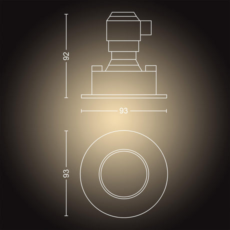 Philips Hue Empotrable Adore plata White Ambiance 5W IP44 871951434081700 (3 uds) 350lm - imagen 8