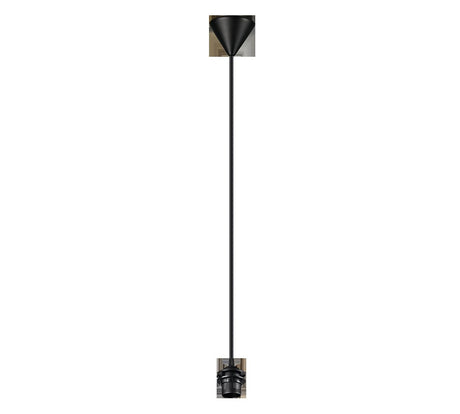 Lámpara de techo colgante Trio Sala negro E27 20cm 359100102