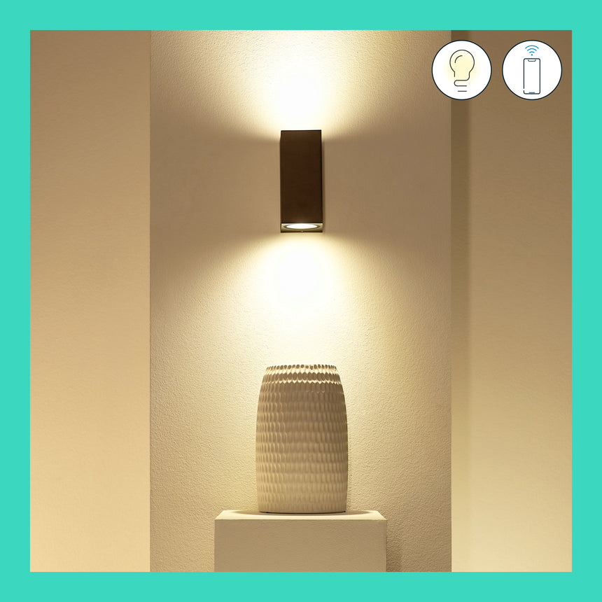 WiZ White and Color Ambiance Aplique Negro 5W 690lm 55461000