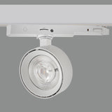 ACB Mako Track light 3843/9 Blanco texturado, LED COB 20W 3000K 1875lm, CRI90 I, LED integrado, Orientable T384310B